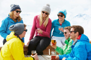 Apres ski in Telluride in the spring