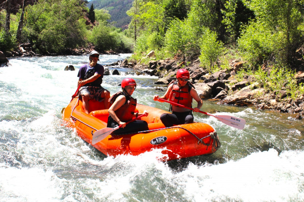 Whitewater rafting near Telluride
