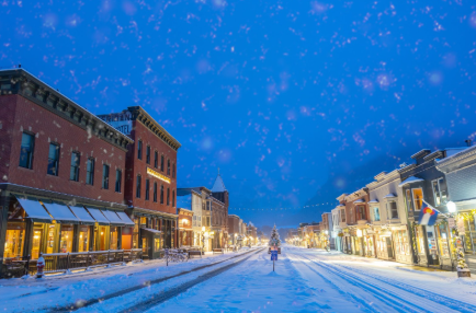 Early season skiing in Telluride