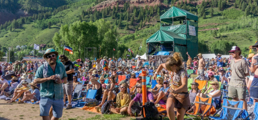 Telluride Bluegrass Festival in Town Park
